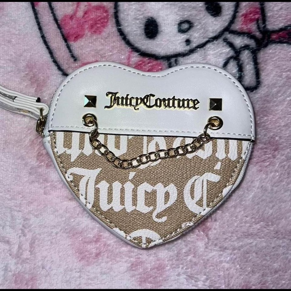juicy couture gold coin purse